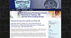 Desktop Screenshot of absolutedrainandseptic.com